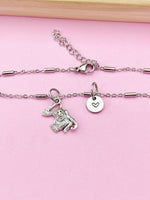Silver Monkey Orangutan Charm Bracelet, N5577C