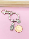 Silver Pineapple Charm Keychain, N2287
