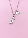Silver Crew Oar Boat Charm Necklace, Water Sport Jewelry Gifts, N5740