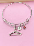 Silver Clothe Hanger Charm Bracelet, Clothes Hanger Jewelry Gift, N5750