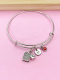 Silver Tea Bag Charm Bracelet, N3805B