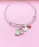 Silver Tea Bag Charm Bracelet, N3805B