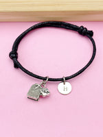 Silver Tea Bag Charm Bracelet, N3805C