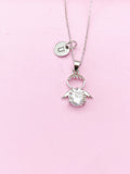 Silver Guardian Angel Charm Necklace, N2335BB