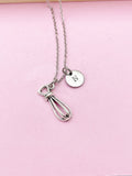 Silver Whisk Charm Necklace, N2115