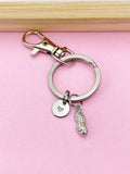 Silver Peanut Charm Keychain, N1435C