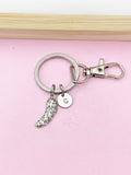 Silver Cucumber Keychain, N774D