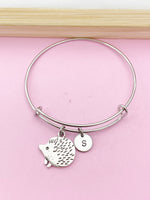 Silver Hedgehog Charm Bracelet, Hedgehog Porcupine Pet, N2243