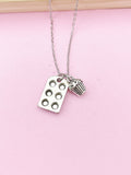 Silver Cupcake Charm Necklace, Baking Lover Gift
