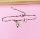 Silver Peanut Charm Bracelet, N1435A