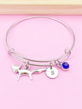 Silver Fox Charm Bracelet, Graduation Gift, Personalized Gift, N4583