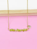 Gold Peridot Necklace, N3980A