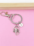 Silver Scorpio Charm Keychain, N5761