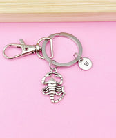 Silver Scorpio Charm Keychain, N5761