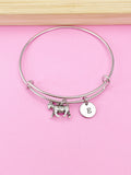 Silver Goat Charm Bracelet, Goat Lover Jewelry Gifts, N1320