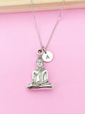 Buddha Necklace in Silver, Personalize Customize Gifts, N2626