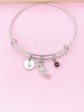 Silver Trumpet Charm Bracelet, N4785