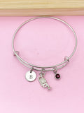 Silver Trumpet Charm Bracelet, N4785