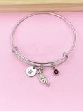 Silver Trumpet Charm Bracelet, N4785
