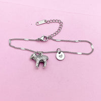 Silver Lamb Charm Bracelet, N1587G