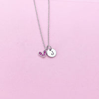 Silver Tiny Heart Charm Necklace, N4463A