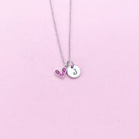 Silver Tiny Heart Charm Necklace, N4463A