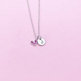 Silver Tiny Heart Charm Necklace, N4463A