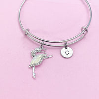 Silver Ballet Charm Bracelet, N266Z