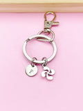 Silver Lauburu Cross Basque Charm Keychain, N5708A