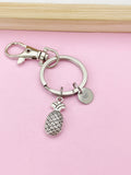 Silver Pineapple Charm Keychain, N2287