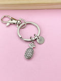 Silver Pineapple Charm Keychain, N2287