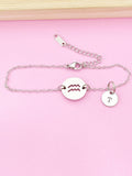 Silver Aquarius Charm Bracelet, Aquarius Gift, N3516