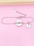 Silver Aquarius Charm Bracelet, Aquarius Gift, N3516