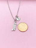 Silver Crew Oar Boat Charm Necklace, Water Sport Jewelry Gifts, N5740