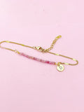 Tourmaline Bracelet, Natural Gemstone Jewelry N4012