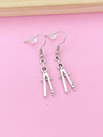 Silver Compass Charm Earrings, Architect Gift Architecture Architect Jewelry, N2265A
