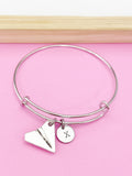 Paper Airplane Bracelet, Plane, Birthday's Gifts, Personalized Gifts, N297M