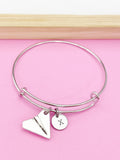 Paper Airplane Bracelet, Plane, Birthday's Gifts, Personalized Gifts, N297M