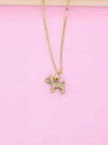 Gold Terrier Dog Charm Necklace, Dog Breed Charm, Dog Charm, Animal Charm, Pet Gift, Christmas Gift, N408