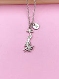 Silver Phoenix Charm Necklace, N2875