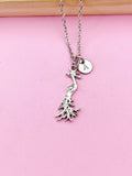 Silver Phoenix Charm Necklace, N2875