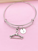 Silver Clothe Hanger Charm Bracelet, Clothes Hanger Jewelry Gift, N5750A