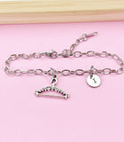 Silver Clothe Hanger Charm Bracelet, Clothes Hanger Jewelry Gift, N5750B