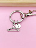 Silver Clothe Hanger Charm Keychain, Clothes Hanger Jewelry Gift, N5750D