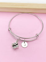 Silver Present Gift Box Charm Bracelet, Present Gift Box Jewelry Gift, N5753A