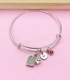 Silver Tea Bag Charm Bracelet, N3805B