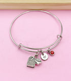 Silver Tea Bag Charm Bracelet, N3805B
