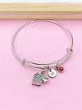 Silver Tea Bag Charm Bracelet, N3805B