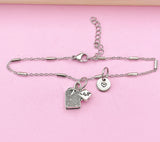 Silver Tea Bag Charm Bracelet, N3805D