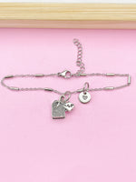 Silver Tea Bag Charm Bracelet, N3805D